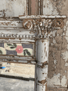 Bevelled mirror made from a Colonial frame with vintage tiles