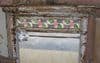 Bevelled mirror made from a Colonial frame with vintage tiles