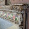 Bevelled mirror made from a Colonial frame with vintage tiles