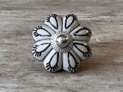 Black and White Door Knob
