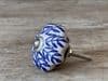 Blue and White Porcelain Door Knob
