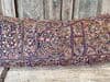Bolster Cushion made from an Antique Dowry Mirrorwork Toran