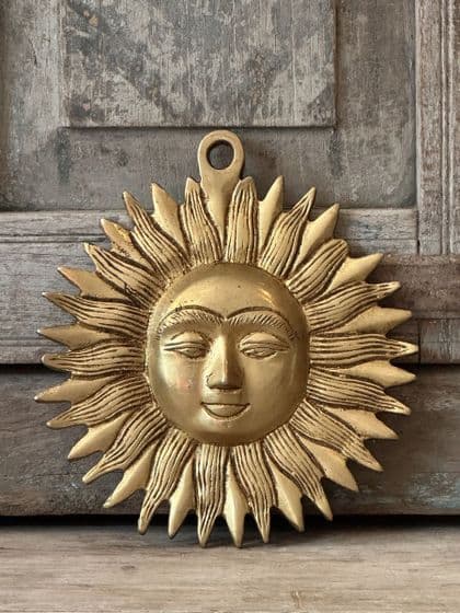 Brass Plaque of Surya the Sun God