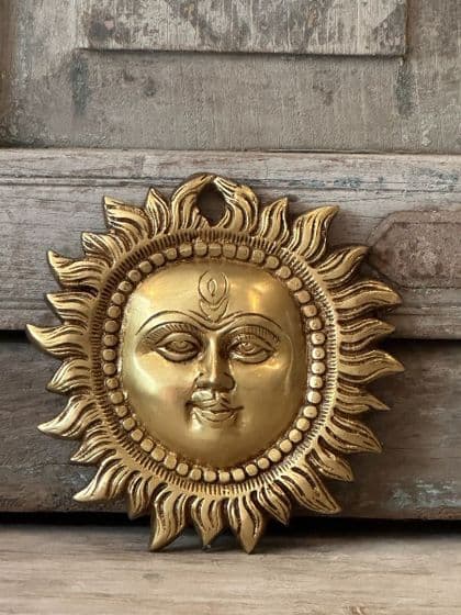 Brass Surya Sun God
