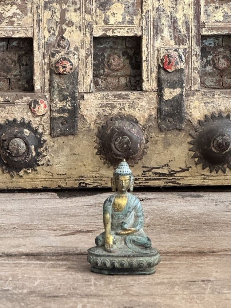 Bronze Buddha in the meditation pose