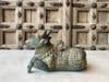 Bronze Casting of a Sacred Nandi Bull, Avatar of Shiva