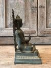 Bronze Casting of the Buddha with Decorative Aura