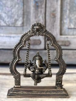 Bronze Ganesha on a Jhulla Swing