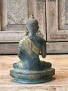 Bronze & Golden Buddha in the Abhaya Pose representing Fearlessness