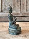 Bronze & Golden Buddha in the Abhaya Pose representing Fearlessness
