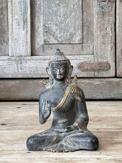 Bronze Meditation Buddha, North India