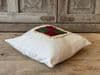 Cowrie Shells & Vintage Tapestry Linen Cushion