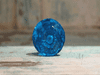 Cut Glass Turquoise Door Knobs