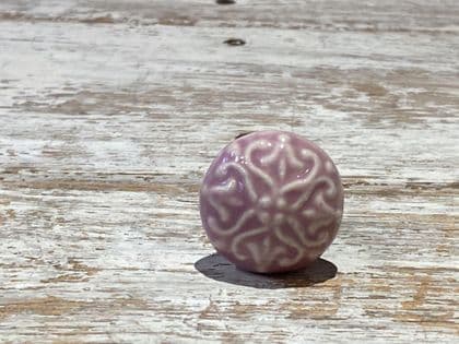 Dusty Pink Ceramic Door Knob
