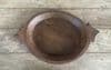 Flat Polished Acacia Wood Vintage Platter