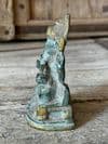 Ganesha in Bronze  with veregris patina
