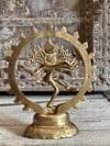 Golden Brass Casting of Shiva Nataraj