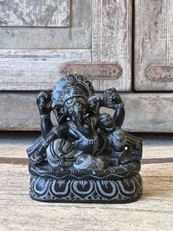 hand carved granite ganesha, orissa