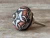Hand Painted Porcelain Door Knob