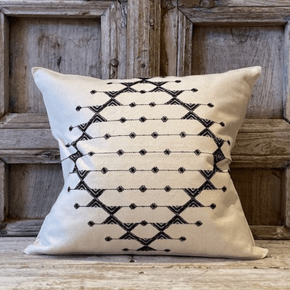 Hand woven cushion from Nagaland