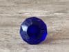 Indigo Cut Glass Door Knob