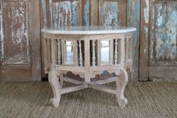 Marble Topped Colonial Style Coffee Table, Gujarat
