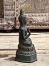 Old Bronze Casting of the Buddha with hand mudra, Vitarka pose