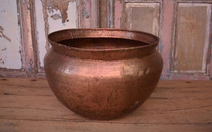 Old copper water vessel, Rajasthan