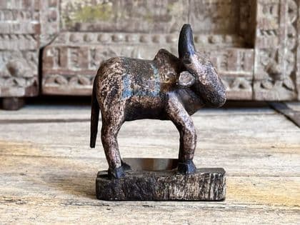 Old Tribal Nandi Temple Offering, Maharashta