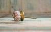 Pink Painted Porcelain Door Knobs