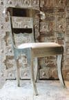 Raj Silver Pewter Plated Chair <b>TO ORDER<b>