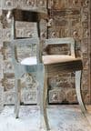 Raj Silver Pewter Plated Chairs (with Arms) <b>TO ORDER<b>