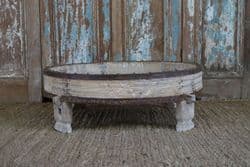 Sun Bleached Chakki Coffee Table, Rajasthan circa 1920