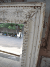 Temple Doorway Mirror with Carving of  Ganesha
