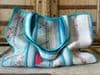tote bag made from a vintage kantha textile