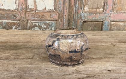 Vintage Chinese Ceramic Glazed Pot
