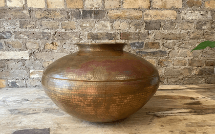 vintage copper water pot rajasthan