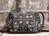 Vintage Mirrored Textile Bag