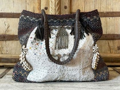 vintage textile bag