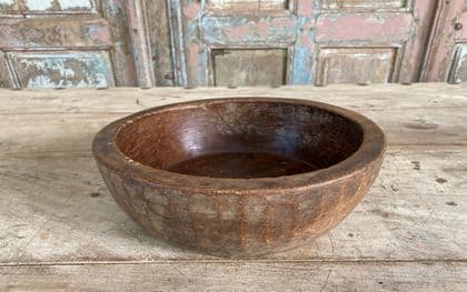 vintage wooden bowl