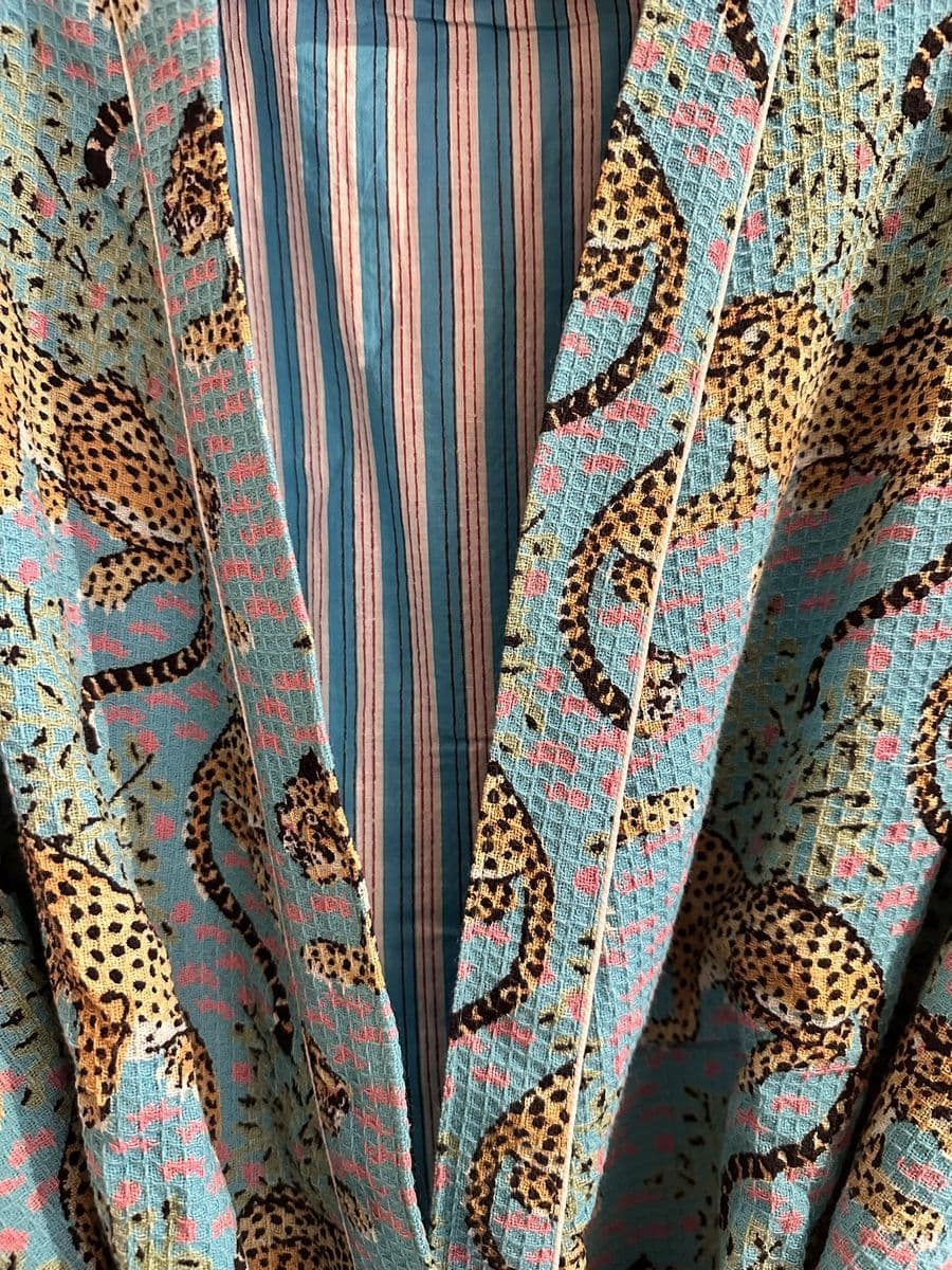 Waffle Cotton Lined Dressing Gown