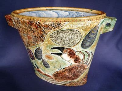 Adrian Brough High Fired Ceramic Crab Oval