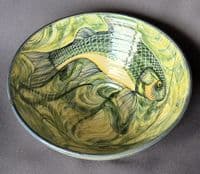 Adrian Brough large ceramic Fish Bowl