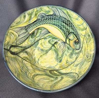 Adrian Brough large ceramic Fish Bowl
