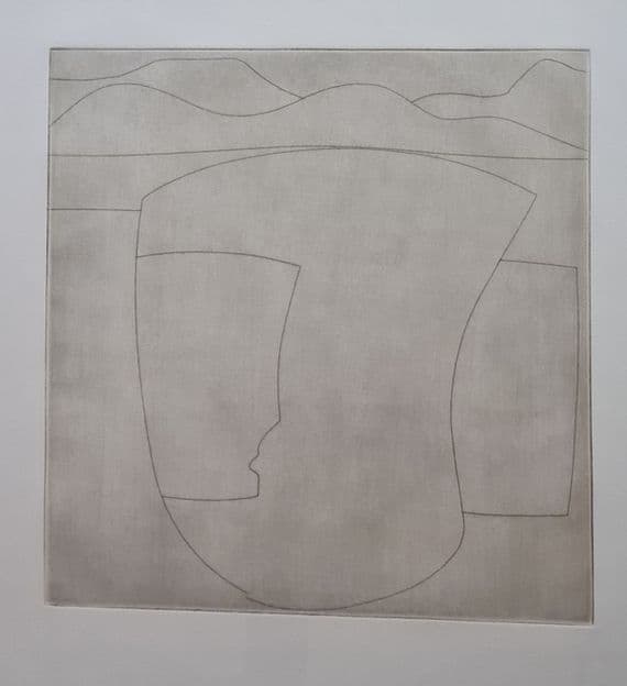 Ben Nicholson Euboea Vertical rare proof print