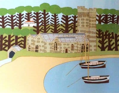 Bryan Pearce St Just in Roseland signed print