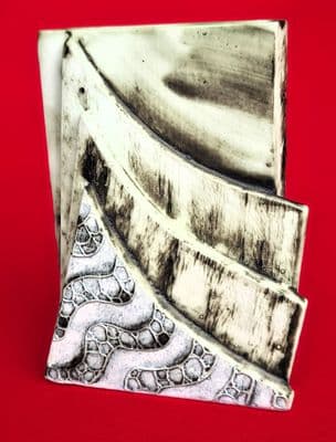 Carn Pottery 3 Part Relief vase