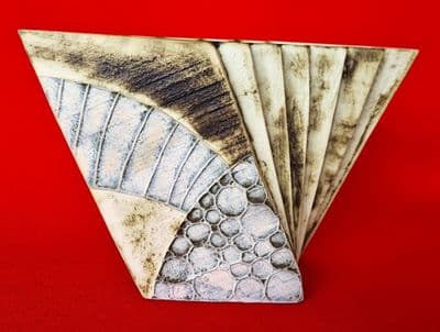 Carn Pottery Nancledra Fan Box Vase