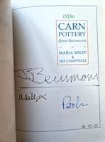 Carn Pottery Rare Limited Edition Triple Signed Book