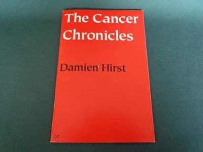 Damien Hirst Rare Signed Book The Cancer Chronicles